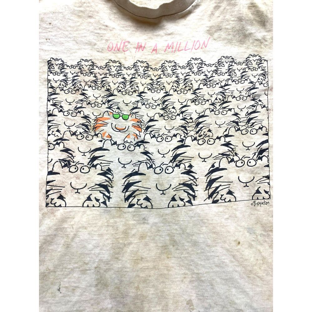 Vintage Boynton Shirt Adult Large One In A Million Stand Out Single Stitch RARE - Picture 2 of 16